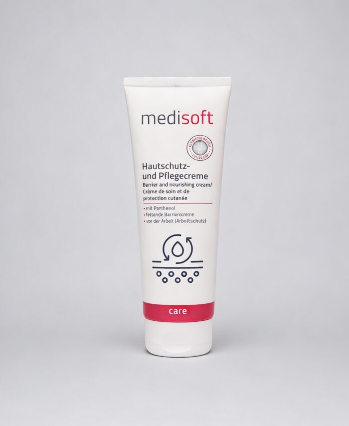 Medisoft Hautschutzcreme & Hautpflegecreme 125 ml – pflegender Hautschutz für Nagelstudios und Kosmetikstudios