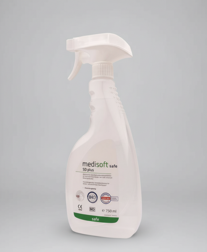 Medisoft safe SD plus 750 ml Spray – schnelle Flächendesinfektion für Nagelstudios und Kosmetikstudios