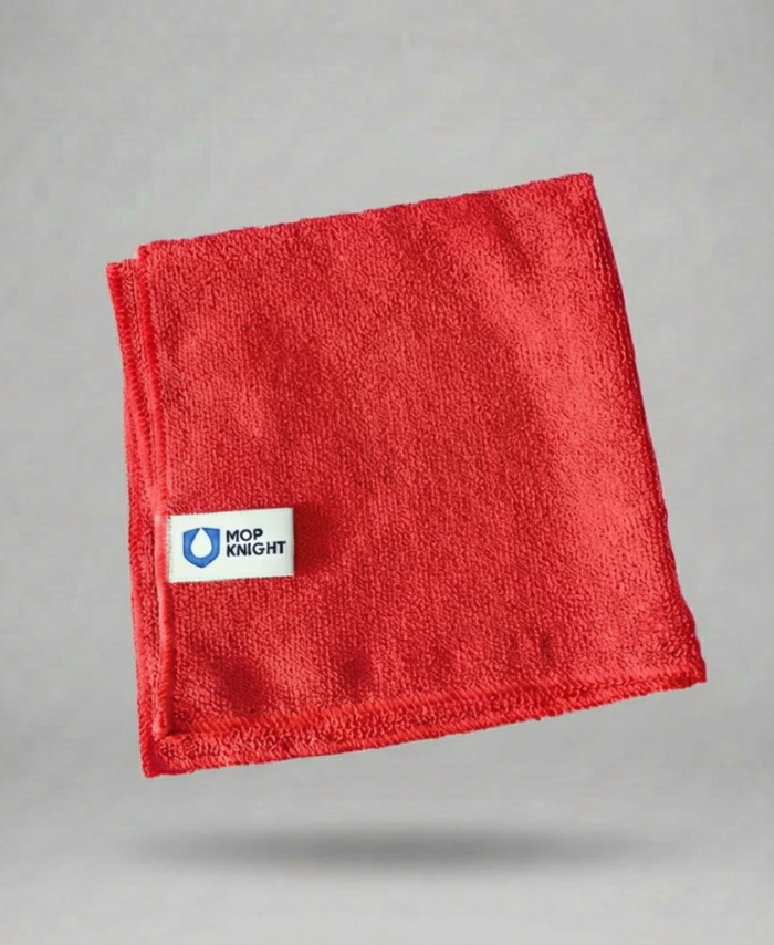 MOP Knight Microfasertuch Professional 40 x 40 cm rot