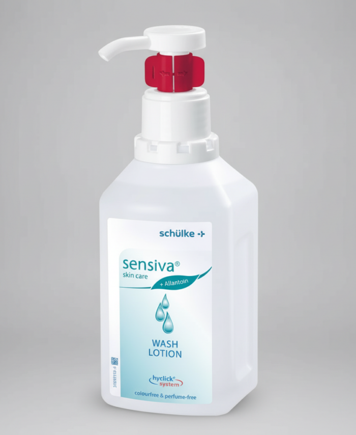 Schülke sensiva wash lotion hyclick 500 ml Flasche – milde Hautreinigung für Nagelstudios und Kosmetikstudios
