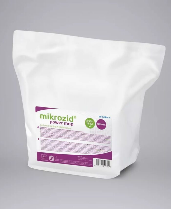 Schülke mikrozid power mop M Refill 20 ST BT – hygienische Boden- und Flächendesinfektion für Nagelstudios und Kosmetikstudios